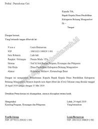 Atas perhatiannya dan kerjasamanya saya. Contoh Surat Cuti Tahunan Asn Gudang Surat