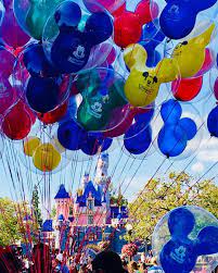 Disney Balloons In Front Of The Newly Renovated Sleeping Beauty Castle 2019 Disney Balloons Disney World Pictures Disneyland Disney