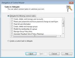 Delegate password reset and unlock account permissions in ad; Extend Active Directory Delegation Wizard For Tasks Active Directory Faq