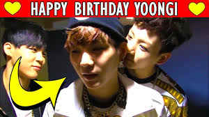 Последние твиты от happy birthday yoongi ⁷ (@meanyoongi0309). How Bts Treats Yoongi Happy Birthday Suga Bangtan Boys Youtube