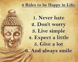 10 rules guide on how to be happy always, they works every time. A Life Full Of Happiness Wrytin