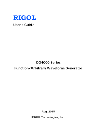 The awg (arbitrary waveform generator) and afg (arbitrary function generator) family helps you to generate with confidence waveforms of the combination with digital output channels (up to 32 digital channel per instrument) make each instrument a real msg (mixed signal generator) solution. Https Www Sicamax Ch Downloads Dg4000 Userguide En Pdf