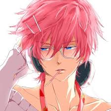 Cool Anime Guy With Pink Hair 3 Anime Glasses Boy Anime Guys With Glasses Pink Hair Anime