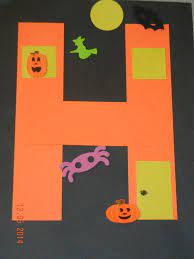 H Is For Haunted House Halloween Preschool Preschool Crafts Letter H Crafts