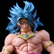 Super ultimate soldiers the movie broly blue hair vegeta 18cm dragon ball super figure toys model : Dragonball Z Sc Tenkaichi7 Broly Blue Hair Super Saiyan Figures Toys Gifts W Box Dragonball Z