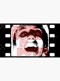 INGLOURIOUS BASTERDS. MARCEL BURN IT DOWN." Sticker for Sale by 5hertz