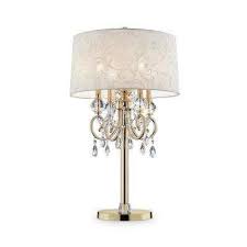 Glam Table Lamps Lamps The Home Depot Crystal Table Lamps Chandelier Table Lamp Gold Table Lamp