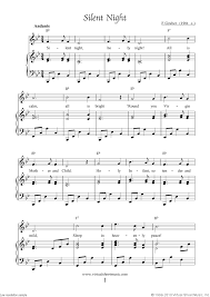 Free Silent Night Sheet Music For Piano Voice Or Other Instruments Silent Night Sheet Music Easy Piano Sheet Music Cello Sheet Music