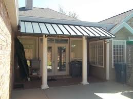 There are some solid stylistic options metal awnings or canopies can offer that fabric can't. Porch Awnings Kadinhayat Org Metal Awning Porch Awning Patio Awning