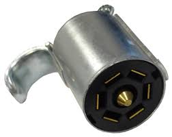 A wiring diagram is a streamlined standard pictorial depiction of an electrical circuit. 7 Way Rv Style Metal Trailer Wiring Connector Trailer End Connectors Wiring Adapters Connectors Products