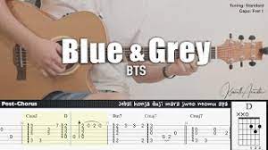 Maybe you would like to learn more about one of these? Blue Grey Bts Fingerstyle Guitar Tab Chords Lyrics Youtube