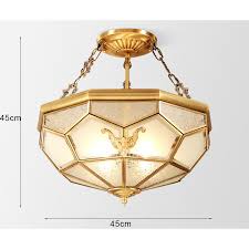 After a little improv using a mount from another light we were able to make it fit beautifully! Solid Brass Carved Antique Ceiling Lights Golden Flush Mount Chandelier Unique Kids Room Glass Light Cover