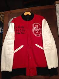 Octobers Very Own Roots Ovo X Roots 2011 Take Care Varsity Jacket Red White Crew Friends And Family Letterman Teddy Lea Red Jacket Varsity Jacket Ovo Apparel