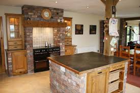 We Re Thinking About Building Our Kitchen Units From Brick To Fit With The Rural Setting And Uneven Walls Brick Kitchen Barn Kitchen Interior Design Kitchen