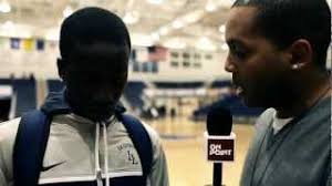 La Lumiere Sophomore Munis Tutu & Head Coach Alan Huss