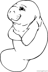 Animal coloring pages coloring book pages coloring sheets ocean themes coloring pages for kids art lessons art. Manatee Coloring Pages Coloringall