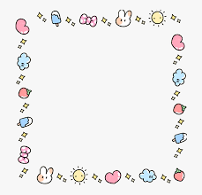 Kawaii Cute Adorable Bunny Pastel Love Heart Kawaii Cute Border Transparent Hd Png Download Kindpng Decorate your laptops, water bottles, helmets, and cars. kawaii cute adorable bunny pastel