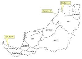 Map of north borneo covers brunei, sabah, and northern sarawak. Map Of Sarawak Malaysia Showing Oil Palm Plantations In Miri Download Scientific Diagram