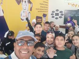 Tourists in Uzbekistan