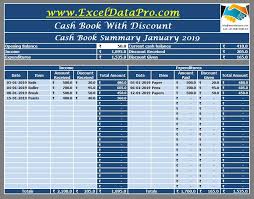 Balancing a register timely is easy through cash drawer report, which is added here in an excel template and composed to allow daily recording. Download Cash Book Excel Template Exceldatapro