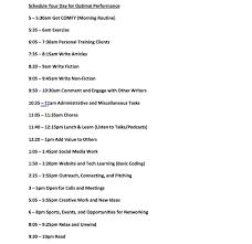 How To Schedule Your Day For Maximum Productivity The