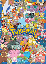 Concept poster design for the release of the pokémon video games, omega ruby and. Pokemon Character Explosion Poster Plakat 3 1 Gratis Bei Europosters