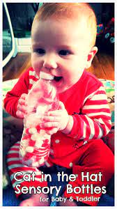 Sensory Saturday Cat In The Hat Sensory Bottles Dr Seuss Activities Sensory Bottles Dr Seuss Crafts