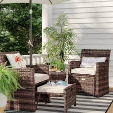 70 Outdoor Furniture Pieces That Are On Sale This Memorial Day Patio Seating Sets Patio Seating Apartment Patio Decor