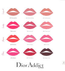 Dior Addict Extreme Shade Chart Dior Addict Dior Lipstick