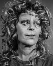 Cindy Sherman (@cindysherman) has made a career of hiding in plain sight.  In numerous series, she has photographed herself wearing wigs, outlandish  makeup, prosthetics, and period attire against various backdrops (always in