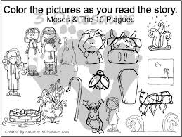 Coloring pages moses and the ten plagues set 1. Free Moses The Ten Plagues Pack 3 Dinosaurs