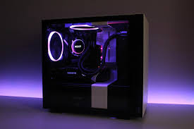 Black And White Pc Build Rgb Ametista S Completed Build Core I5 8400 2 8ghz 6 Core Geforce Gtx 1050 2gb G1 Gaming H200i White Blac Gaming Computer Gaming Computer Setup Computer Setup