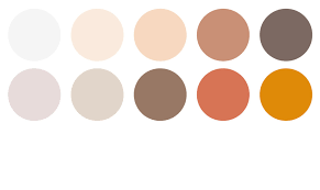 Aesthetic color palette created by wakawakasharkeisha that consists #66545e,#a39193,#aa6f73,#eea990,#f6e0b5 colors. Procreate Color Palettes Bardot Brush