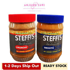 Steffi's peanut butter (no added sugar) is made from the premium roasted peanuts without addition of sugar. Steffi S No Added Sugar Peanut Butter Halal Help You Loss Weight