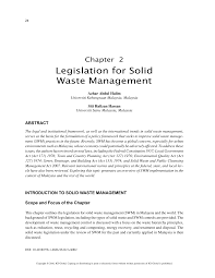 • to standardize the level of solid waste management and public cleansing. Https Www Igi Global Com Viewtitle Aspx Titleid 141846