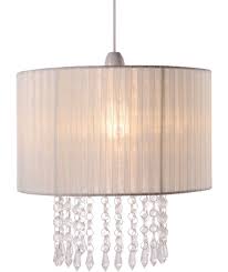 In kitchens, we love glass pendant shades to catch the light. Buy Argos Home Grazia Voile Droplets Shade Cream Lamp Shades Argos Cream Lamp Shades Pink Lamp Shade Ceiling Light Shades