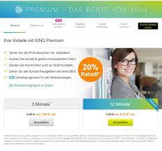 Xing Premium for free use - is that possible?
