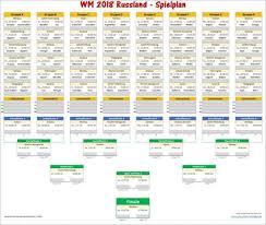 Dein spielplan zur em 2021 in der vorschau. Wm 2018 Spielplan Excel Download Freeware De