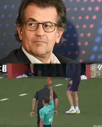 Hansi Flick is banned for two games in La Liga following his red card  against Betis. The board has rejected Barcelona's appeal. Two games  suspension for just reacting to himself by raising