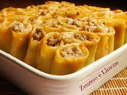 Accendete il forno statico a 200°c. Paccheri Ripieni Ricetta Pasta Al Forno Zenzero E Limone