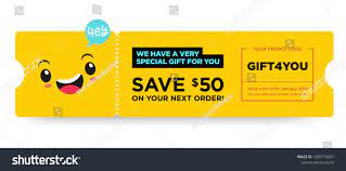 Gift Voucher With Coupon Code Restaurant Certificate Template With Cute Funny Asian Character Voucher Design Ticket Design Asian Humor