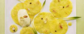 Recette parue dans le numéro ncf. Recette De Dessert Au Fruit Carpaccio D Ananas