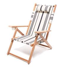 The Tommy Chair Vintage Black Stripe In 2020 Beach Chairs Outdoor Chairs Wooden Beach Chairs