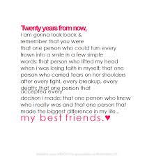 Twenty Years From Now I Am Gonna Look Back Remember That Friends Quotes Friends Forever Quotes Best Friend Quotes