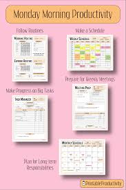 Printable Planners Weekly Schedule Task Manager Habit Tracker Meeting Prep Monthly Cale In 2020 Printable Planner Blog Planner Printable Student Planner Printable