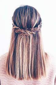 15 Five Minute Cute Hairstyles For Medium Hair Straight Wedding Hair Straight Prom Hair Cute Hairstyles For Medium Hair