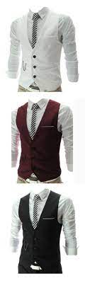 17 59 Men S Vest Regular Solid Colored Work Business Sleeveless Wine White Black M L Xl Slim Mens Clothing Styles Mens Outfits Fashion Outfits