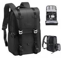 Mochila para câmera, bolsas leves para câmera para fotógrafos Estojo de  câmera de grande capacidade com capa de chuva para laptop de 15,6  polegadas, ...
