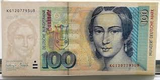 Vesteuropa, sedler, Tyske D-Mark