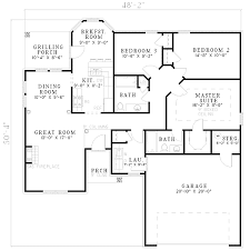 Open plan is the generic term used in architectural and interior design for any floor plan that makes use of large, open spaces and minimizes the use of small, enclosed rooms such as private offices. Open Plan Living Architectural Designs House House Plans 102529